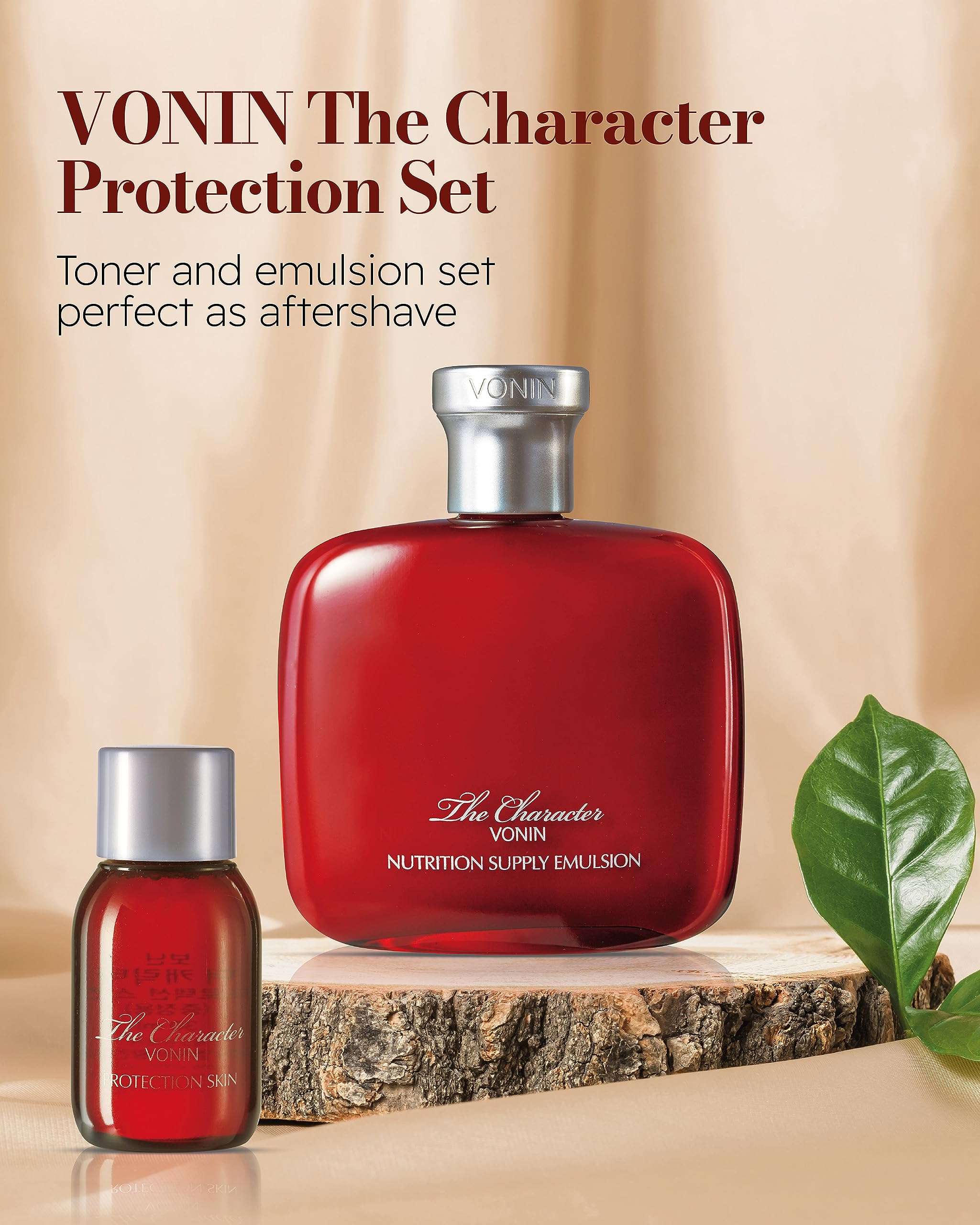 VONIN The Character Set (11.5fl oz) - Daily Skincare Kit for Men's